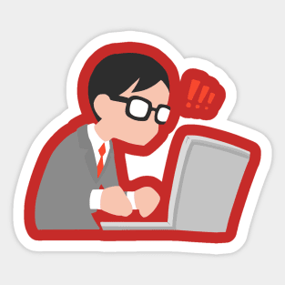 Working From Home Sticker